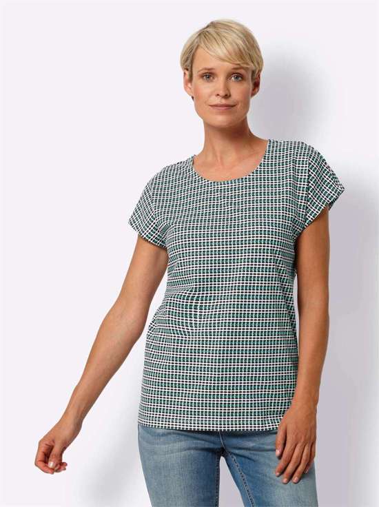 рубашка с круглым вырезом Kurzarm-Shirt