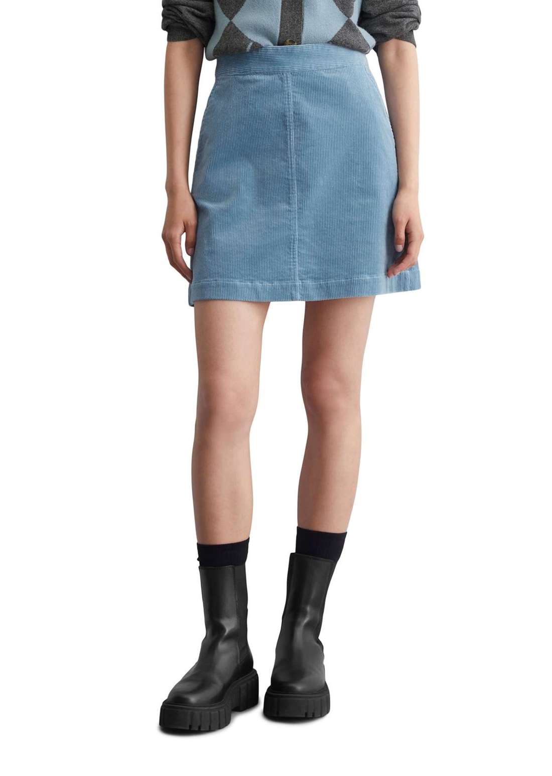 Тканая юбка aus elastischem Organic Cotton-Mix