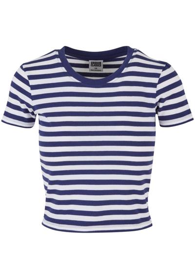 футболка Urban Classics Damen Ladies Short Striped Tee