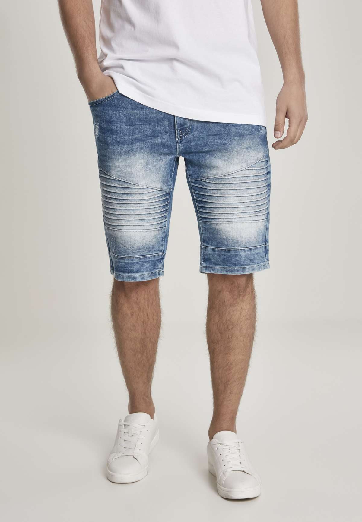 Тканевые брюки Herren Biker Denim Shorts