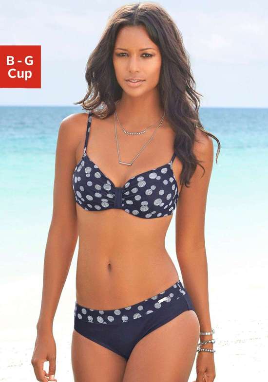 морской синий-белый