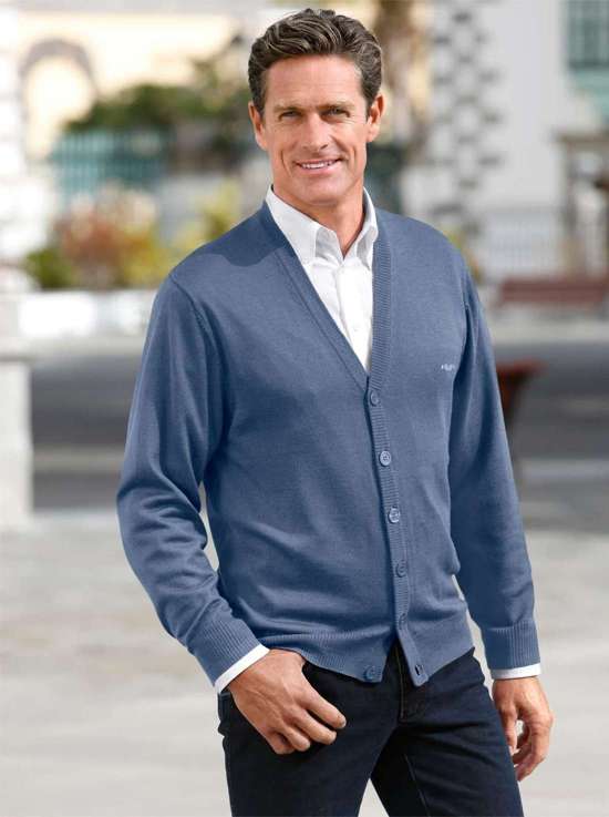 синий джинсовый