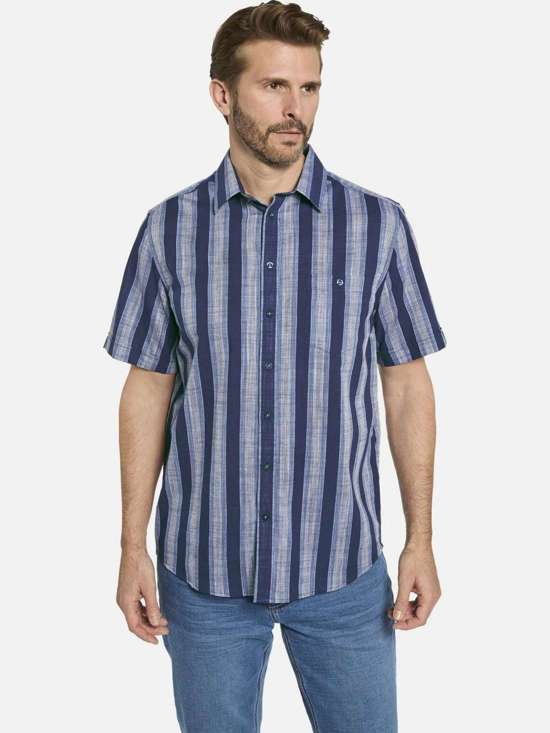 синий полосатый