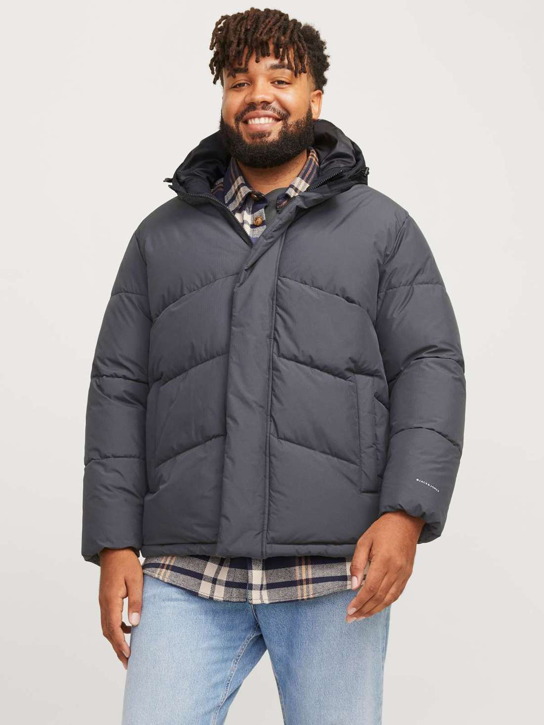 Стеганая куртка с капюшоном JJWORLD PUFFER JACKET PLS