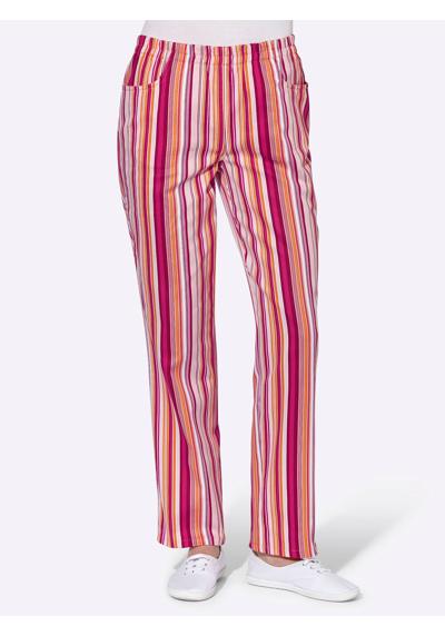 абрикосовый-красный -в полоску