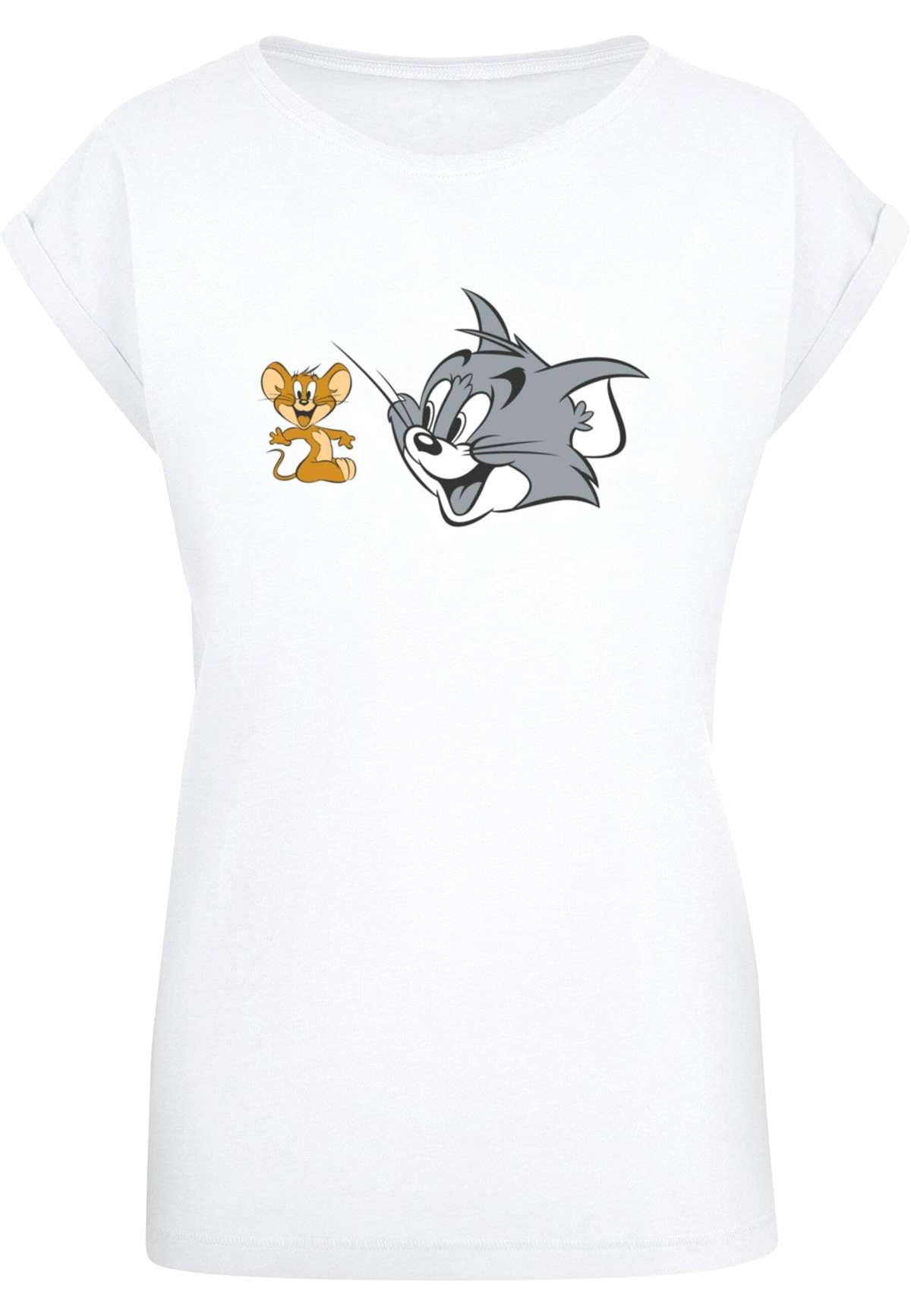 футболка »Damen Ladies Tom and Jerry - Simple Heads T-Shirt«