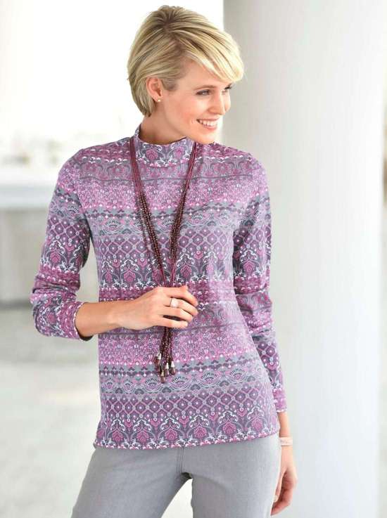 розовый-приглушенный синий-с рисунком