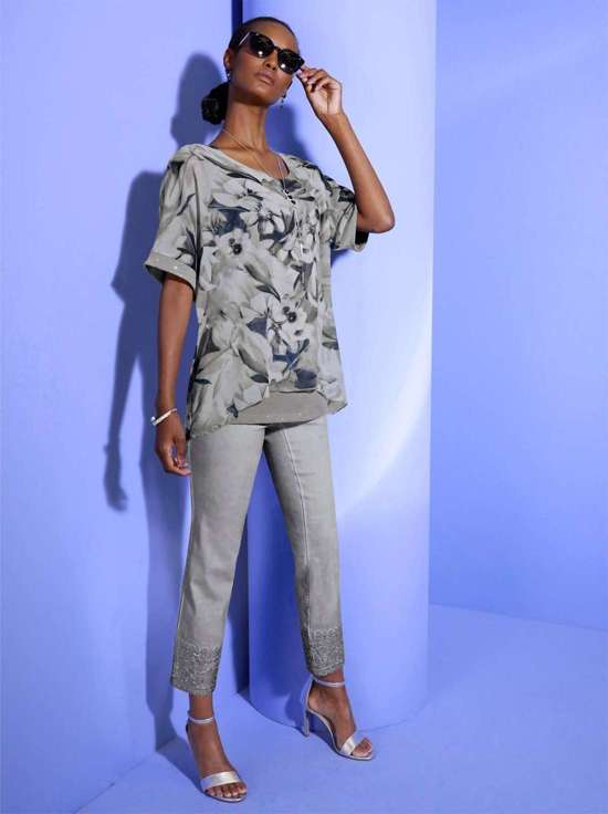 Длинная блузка