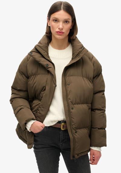 Стеганая куртка с капюшоном MID LENGTH PUFFER JACKET