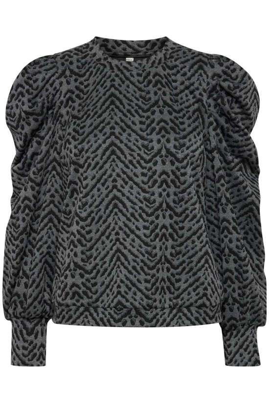 black animal printed