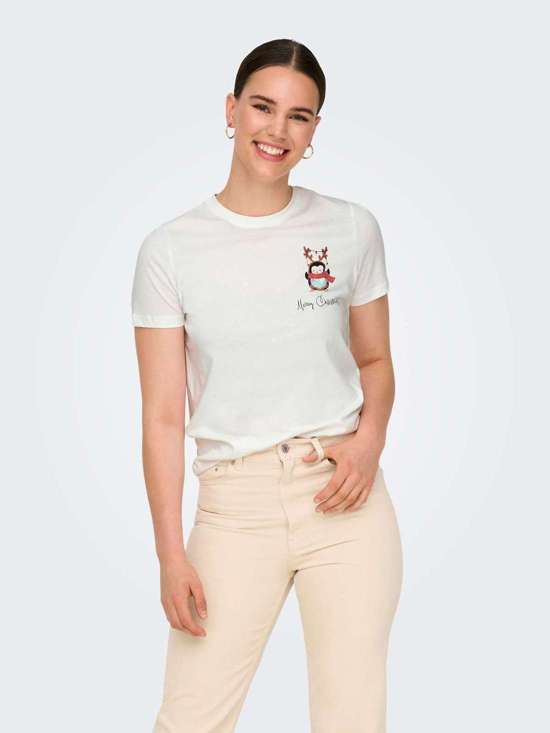 Cloud Dancer Print:Merry penguin