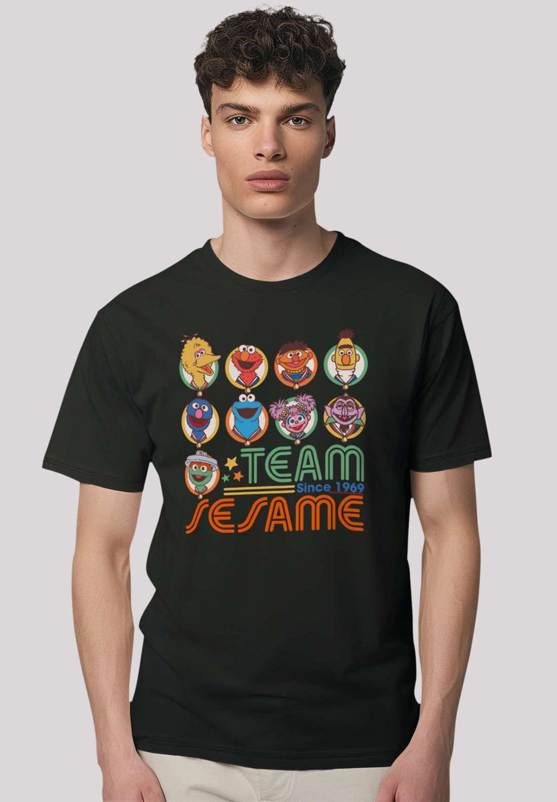 футболка Sesamstraße Team Since 1969