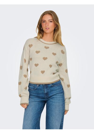 Birch Detail:W HUMUS HEART JACQUARD