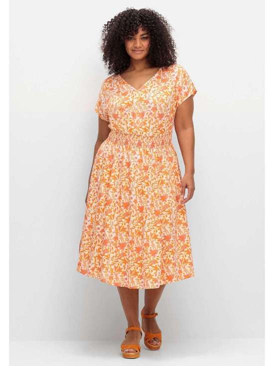 абрикосовый узорчатый