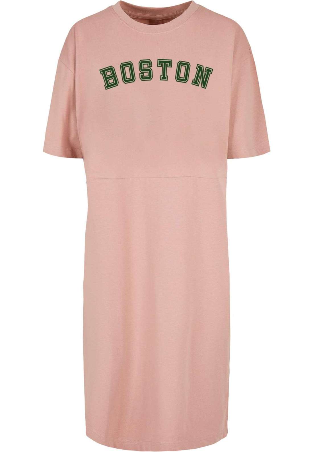 Платье-рубашка Damen Ladies Boston Organic Oversized Slit Tee Dress