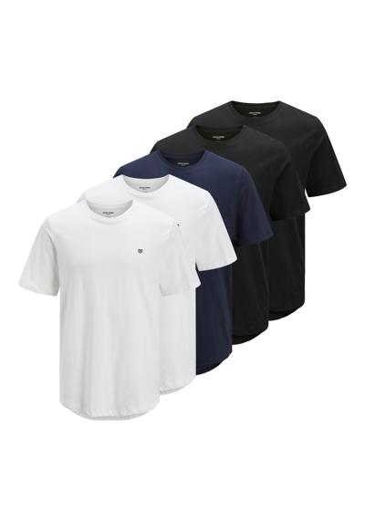рубашка с круглым вырезом JPRBLABRODY TEE SS CREW NECK 5PK MP