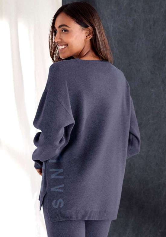 синий меланж