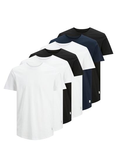 футболка T-Shirt JJENOA TEE 6PK 6er Pack