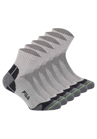 Короткие носки Socken FILA QUARTER UNISEX SOCKS MULTISPORT 3P 6er Pack