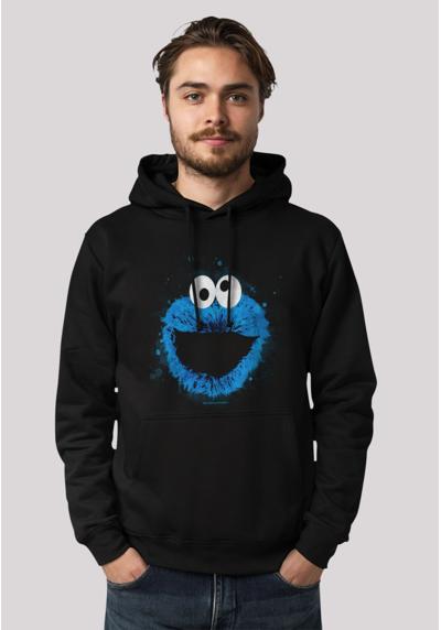 Толстовка с капюшоном Sesamstraße Cookie Monster Watercolor