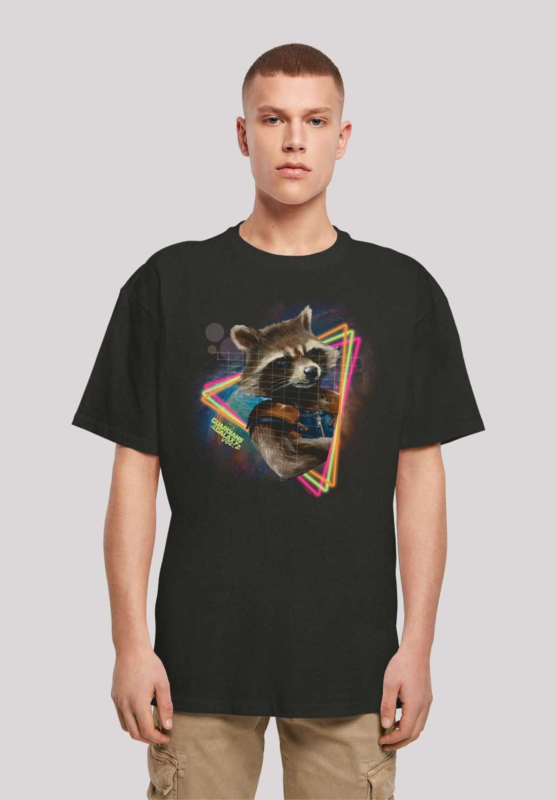 футболка Marvel Guardians of the Galaxy Neon Rocket