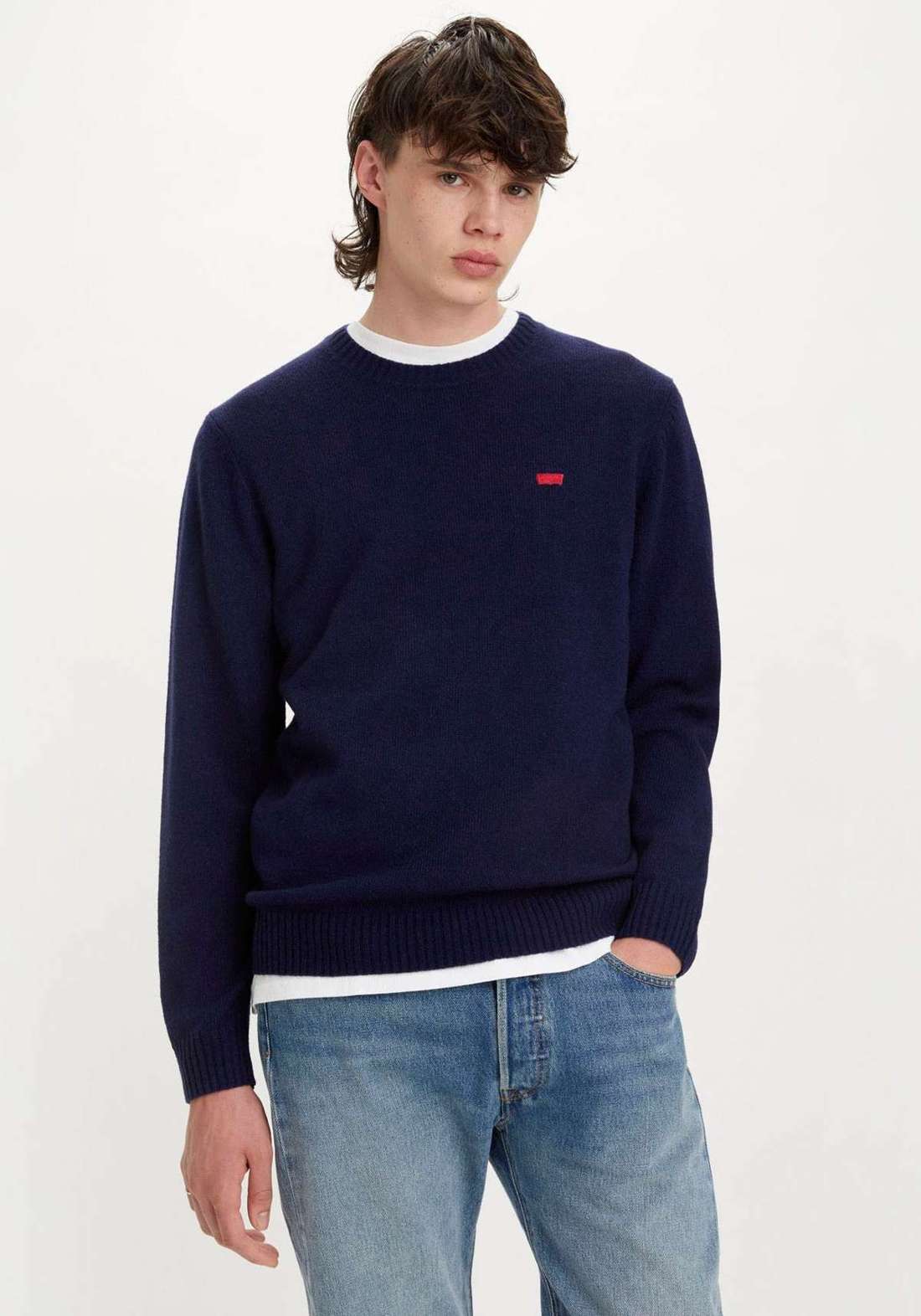 Шерстяной свитер классической круглой формы. ORIGINAL HM SWEATER