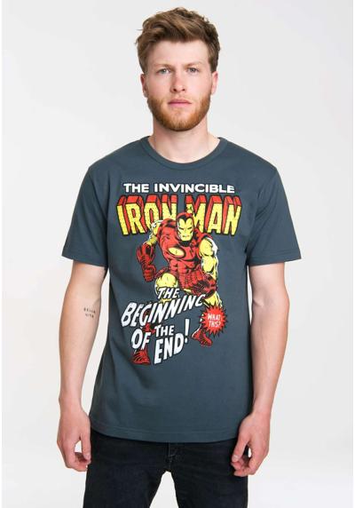 Футболка с ретро-принтом Iron Man Logo - Marvel