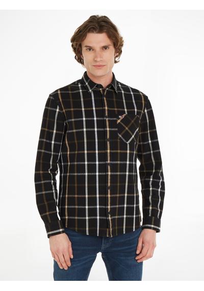 Фланелевая рубашка с нагрудным карманом TJM REG CHECK FLANNEL SHIRT