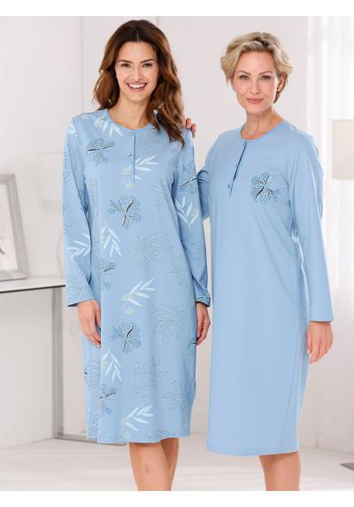 hellblau + hellblau-bedruckt