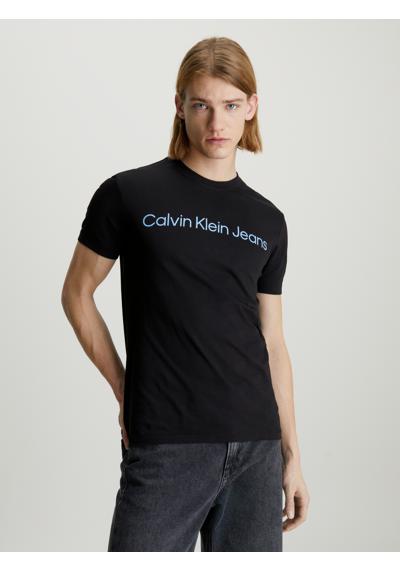 Футболка с надписью-логотипом Calvin Klein INSTITUTIONAL LOGO