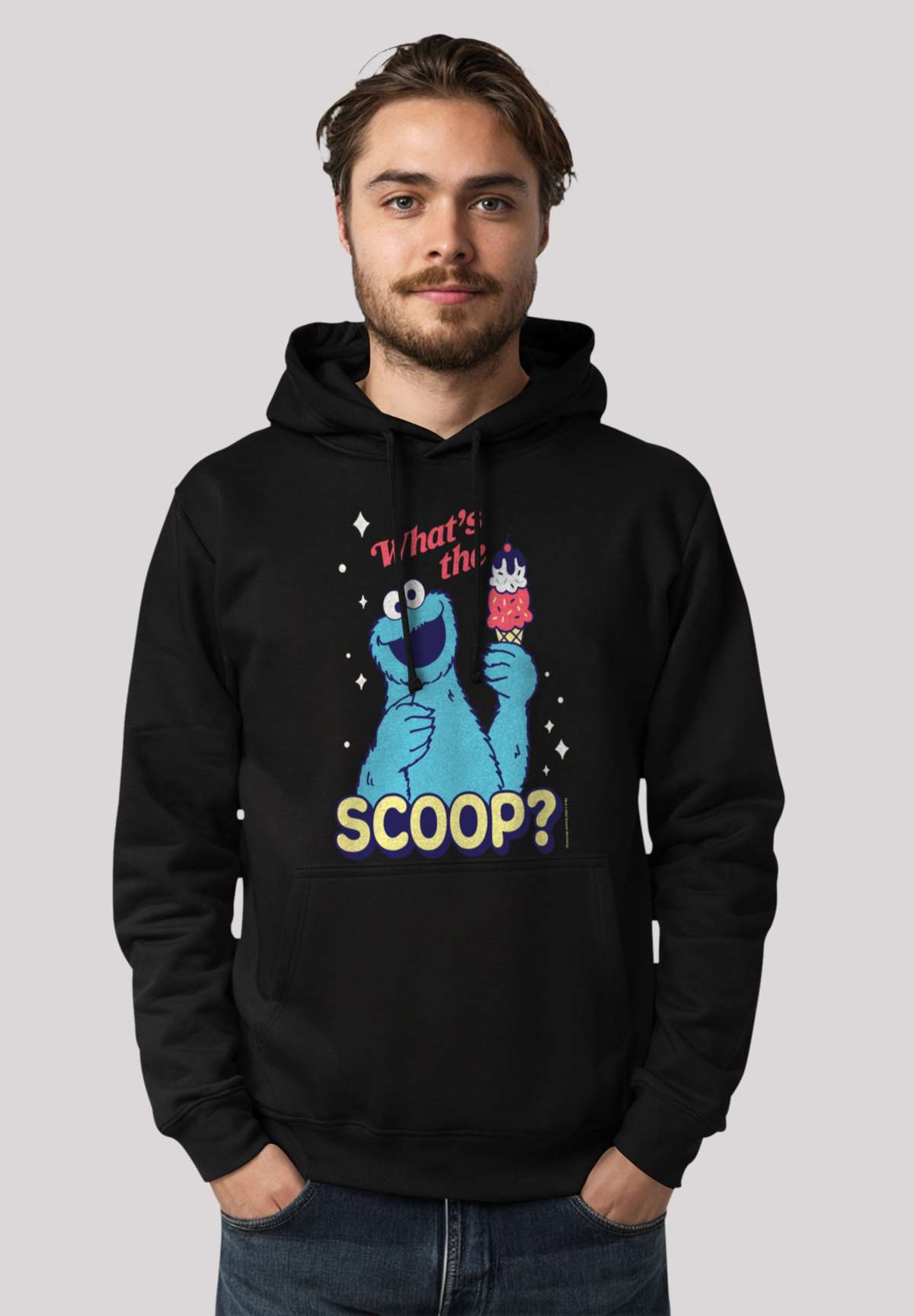 Толстовка с капюшоном»Sesamstra?e Cookie Monster Scoop«