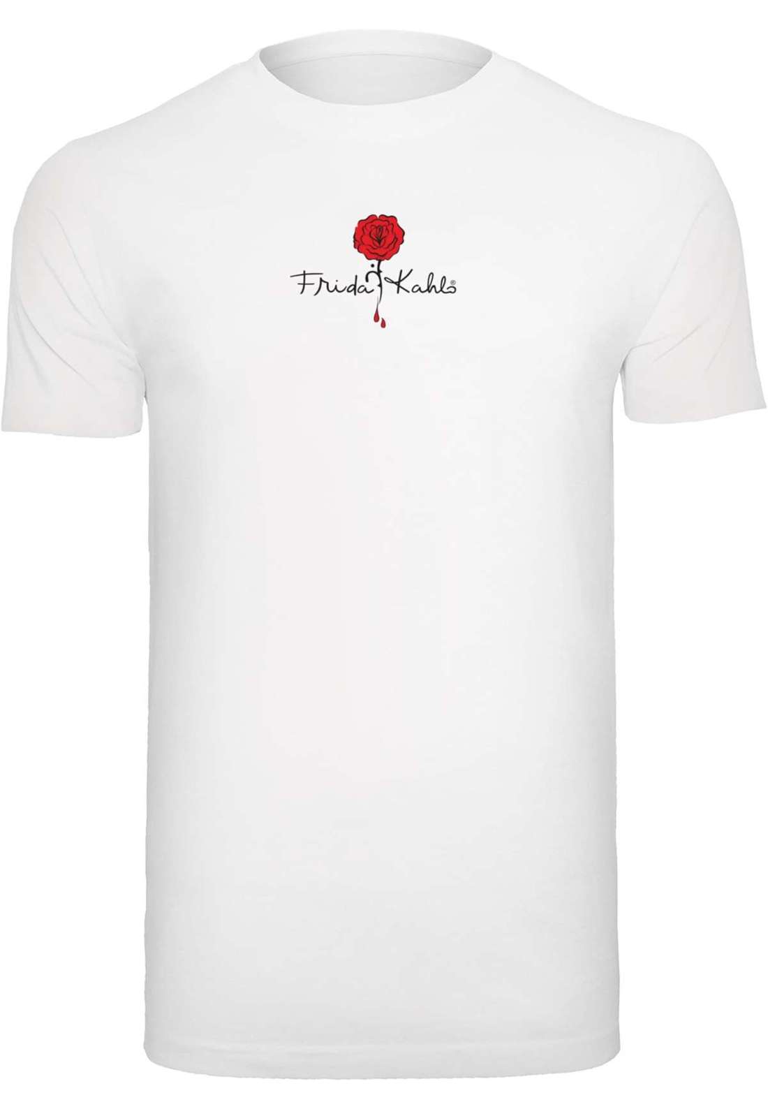 футболка Herren Frida Kahlo - Logo rose T-Shirt Round Neck