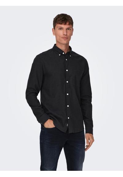 Рубашка с длинным рукавом ONSGUDMUND SLIM 1-PKT SOLID SHIRT NOOS