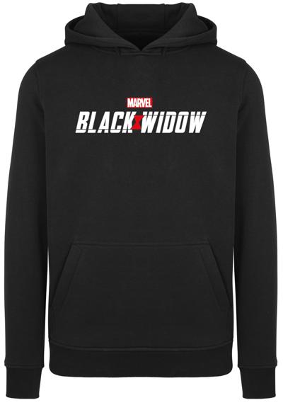 Свитер с круглым вырезом»Herren Marvel Black Widow Movie Logo with Heavy Hoody«