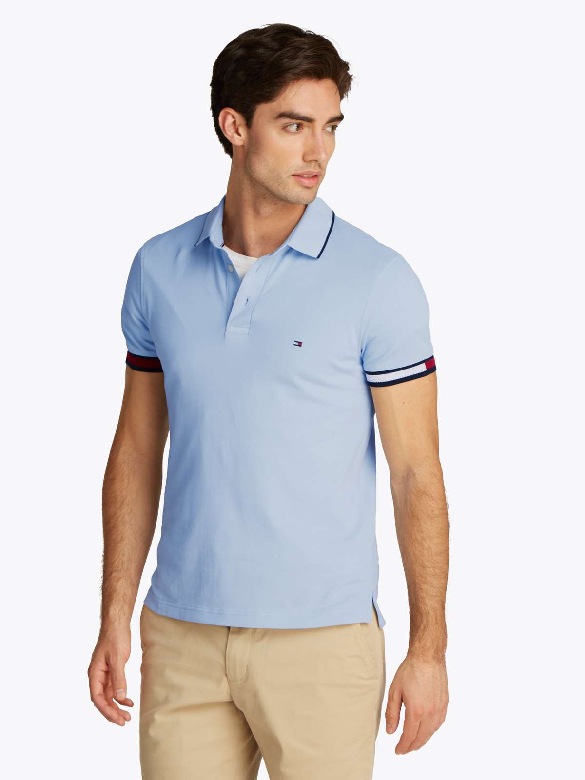 рубашка поло FLAG CUFF SLIM FIT POLO