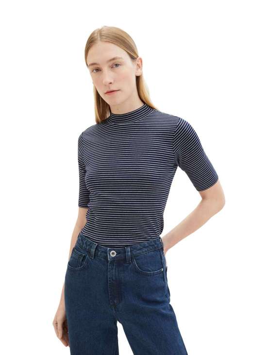 navy offwhite stripe