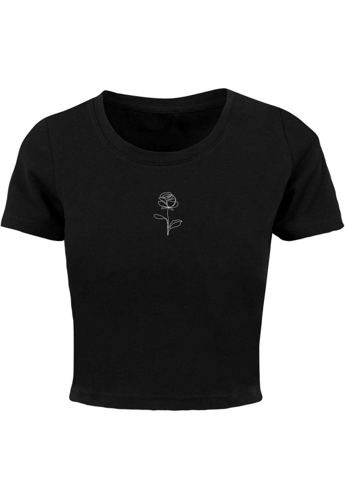футболка Damen Ladies Rose Cropped Tee