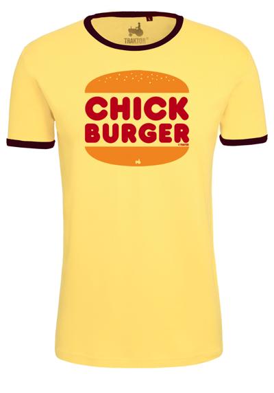Футболка с забавным принтом Chick Burger