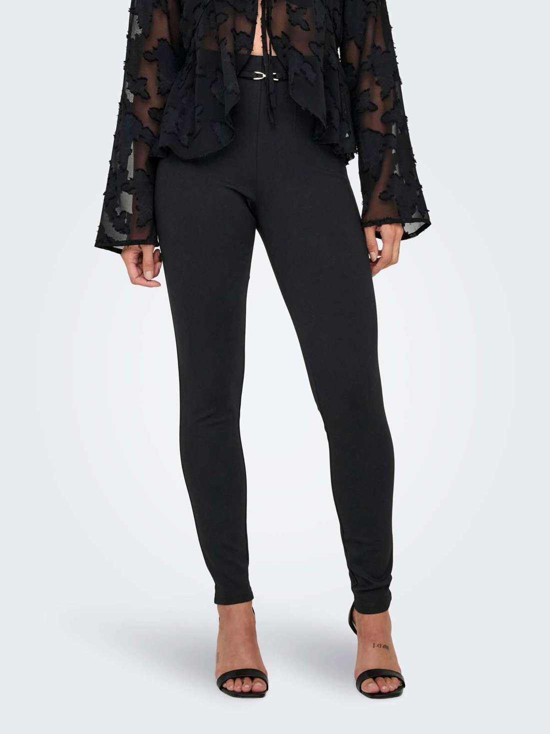 Леггинсы с высокой талией ONLNORI HW BELT LEGGING CC PNT