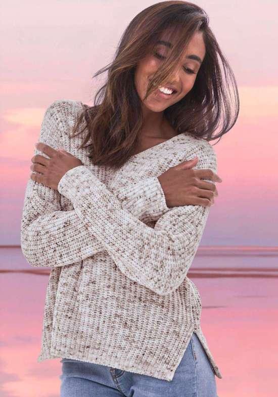 коричневый-кремовый