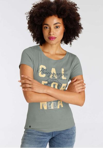 Рубашка с принтом и логотипом в калифорнийском стиле