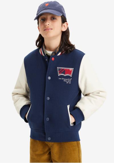 Куртка для колледжа с крупной надписью бренда на спине для МАЛЬЧИКОВ.