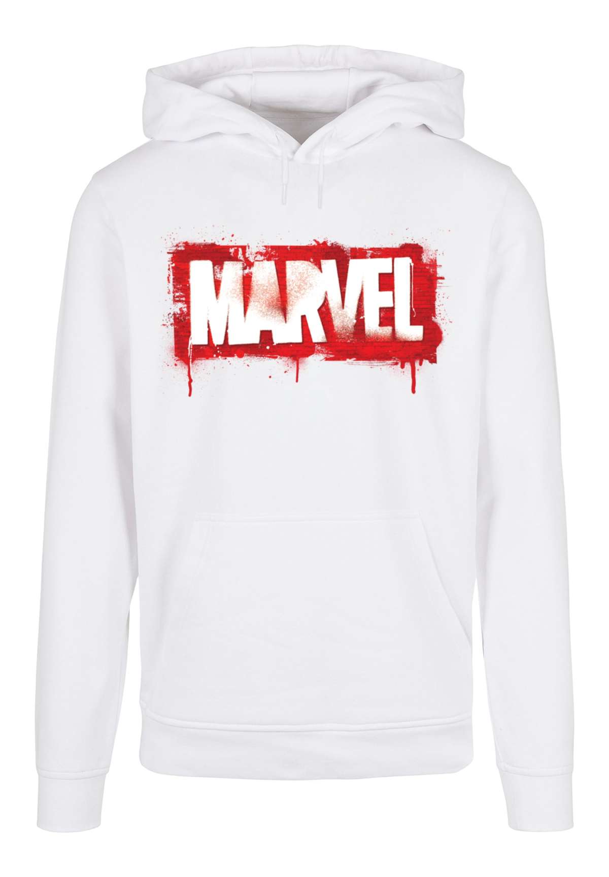 Свитер с круглым вырезом»Herren Marvel Spray Logo with Basic Hoody«