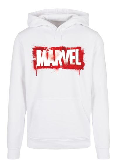 Свитер с круглым вырезом»Herren Marvel Spray Logo with Basic Hoody«