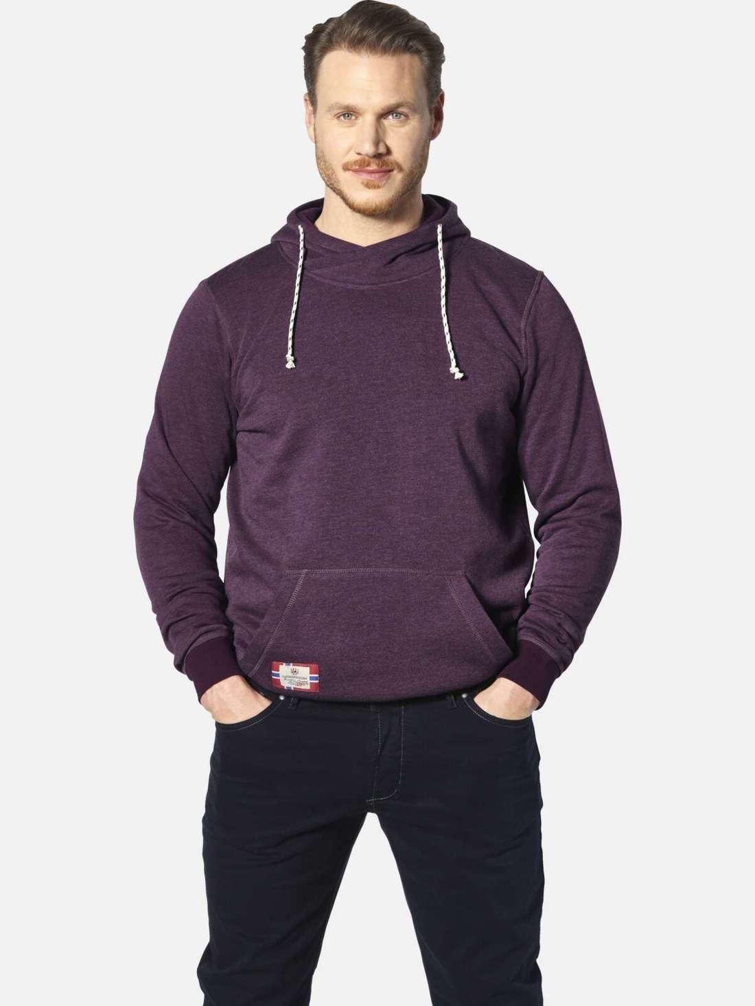 Толстовка с капюшоном и асимметричным воротником Sweatshirt BLANKARD