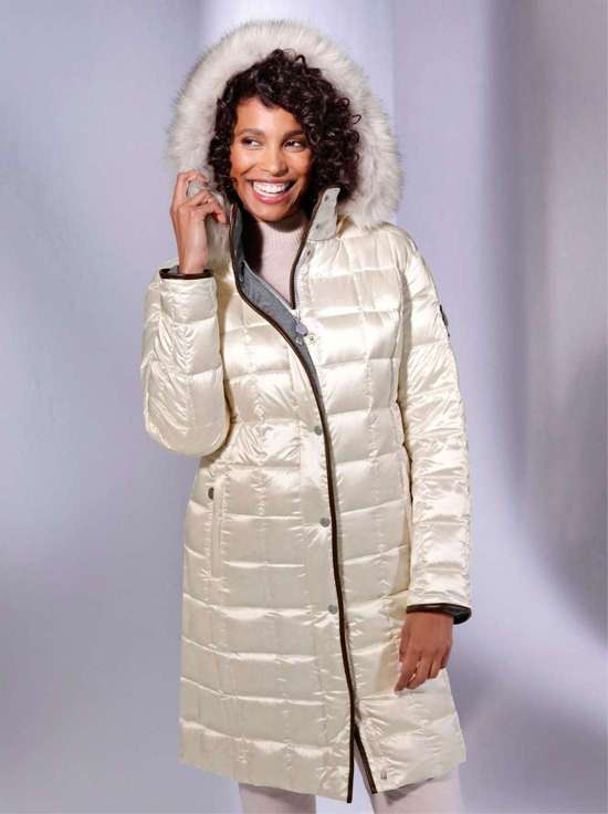 стеганое пальто