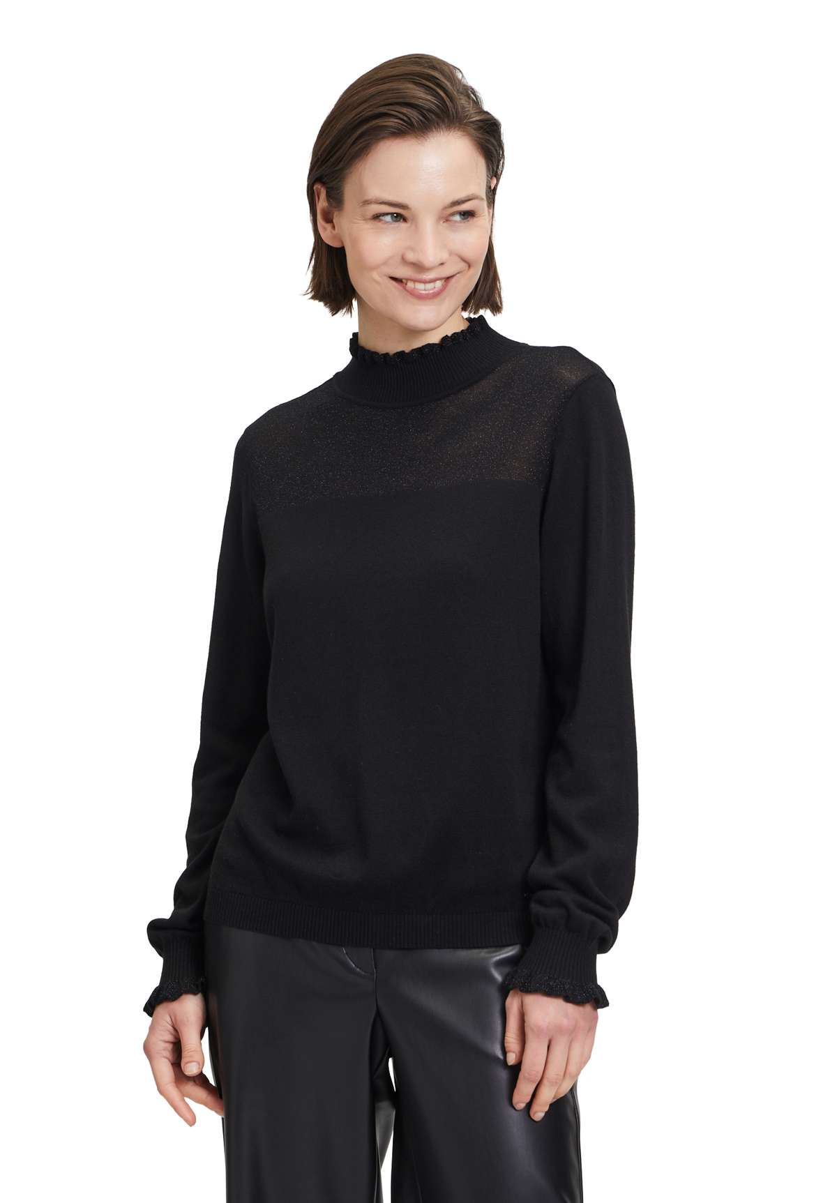 Вязаный свитер Betty & Co Strickpullover mit Lurexfaden