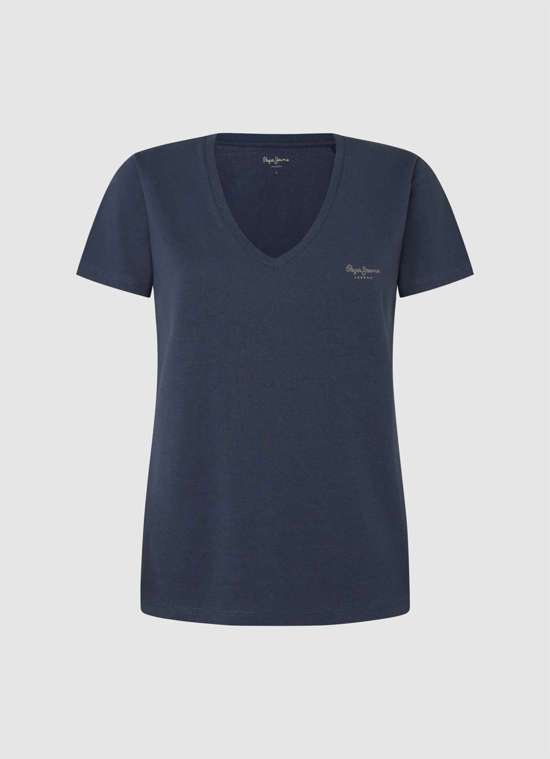 синий стиранный