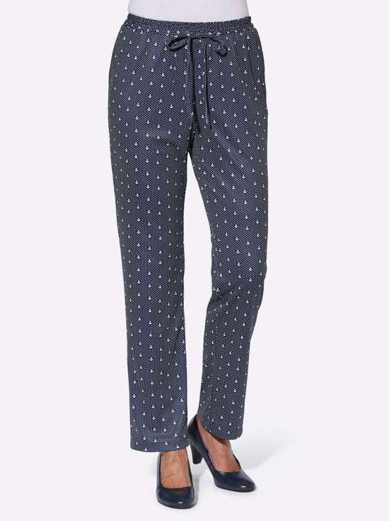 синий-узорчатый