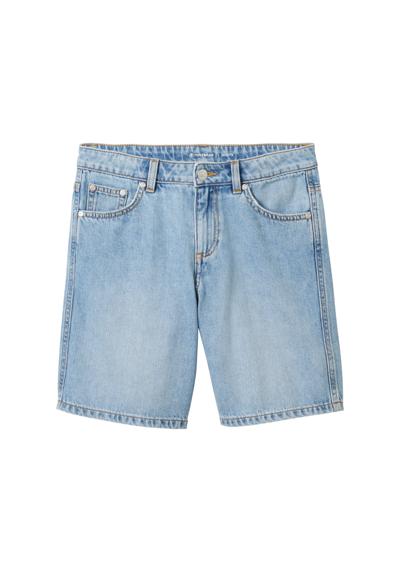 clean mid stone blue denim